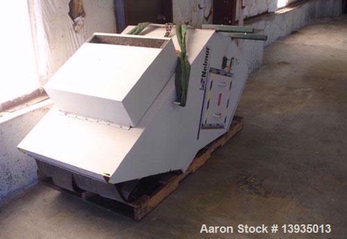 Used Nelmore Model G2030TF. 20" x 30" throat size opening, 3 blade rotor, 2 bed knives, soft start, 50 hp, "excellent for PET bottles".