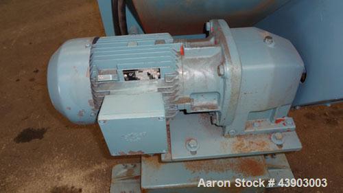 Used Nelmore Granulator, Model LP-810LS. Approximately 8” X 10” feed throat, 3 bolt-on blade closed rotor. Bolt- on pelican style feed hopper. Driven by a 3 hp, 3/60/230/460 volt, 1750 rpm gear motor...