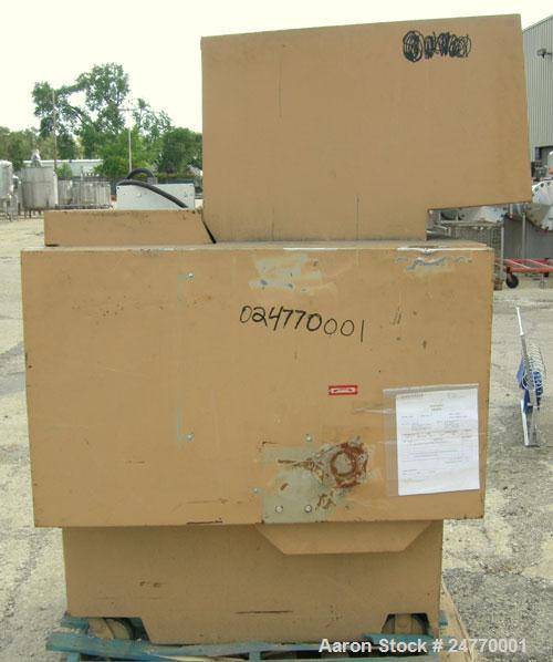 Used Nelmore Granulator, Model RG1220M1. Approximately 12" diameter x 20" wide 3 bolt-on blade closed rotor, (2) bed knives. Manual hydraulic tilt back pelican style feed hopper, bottom discharge, no...