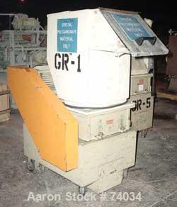 USED: Nelmore grinder, 12" diameter x 20" wide 2 knife open rotor.2 bed knives, approx 1/4" screen holes, pelican style feed, bottomdischarge. Driven by a 20 hp, 3/60/230/460 volt, 1755 rpm motor.Mou...
