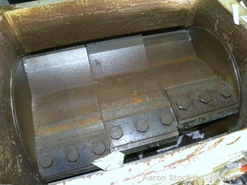 Used Chi Chang Machinery Granulator, Model CC/SC-30. Segmented helical type closed rotor with 3 rows of 3 bolt on blades. 19" x 24-3/4" top feed opening with a tilt back pelican type feed hopper. Dri...