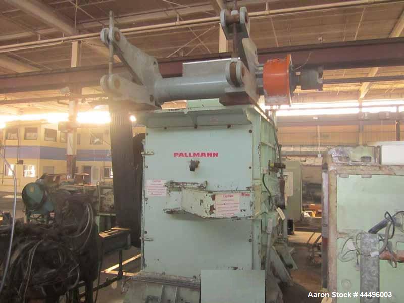 Used- Pallmann Horizontal Ram Fed Granulator, Model PSR16-12.