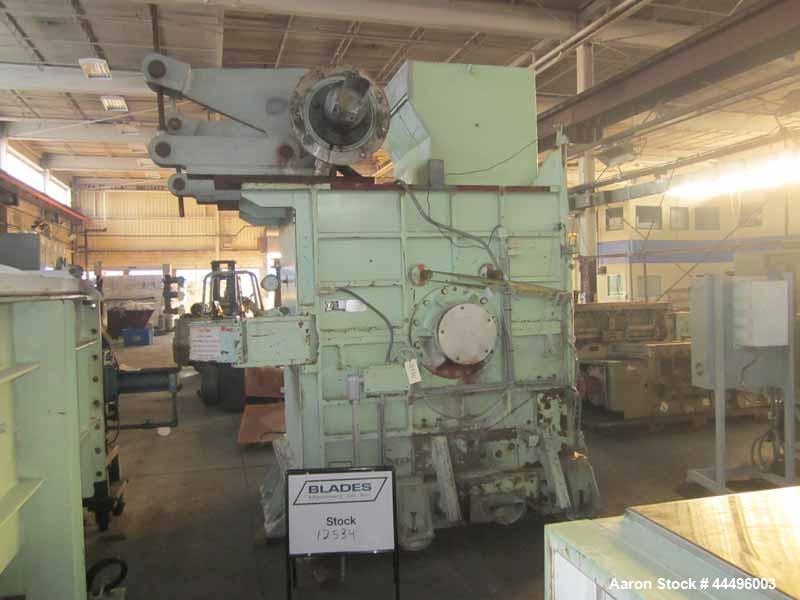 Used Pallmann Horizontal Ram Fed Granulator, Model PSR16-12.