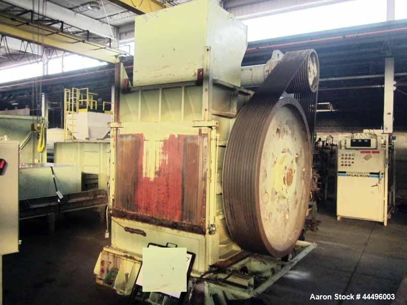 Used Pallmann Horizontal Ram Fed Granulator, Model PSR16-12.