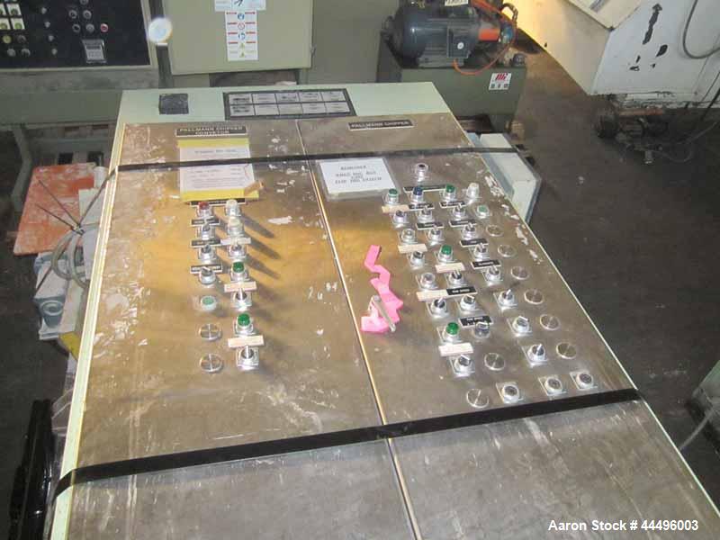 Used Pallmann Horizontal Ram Fed Granulator, Model PSR16-12.