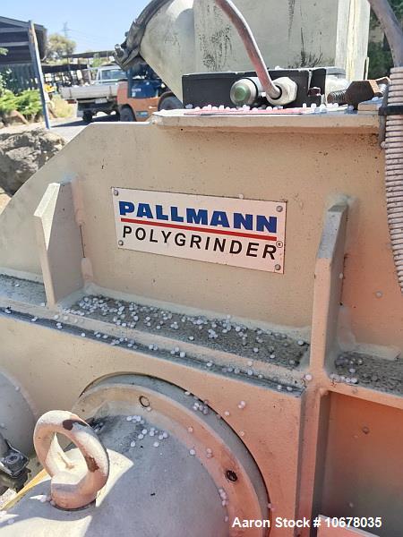 Used Pallmann Polygrinder, Complete Set.