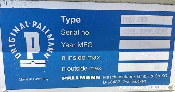 Used Pallmann Polygrinder, Complete Set.