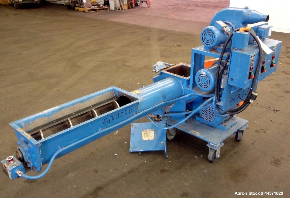 Used Carbon Steel Polymer Machinery Under The Press Granulator, Model AG 10 X 10