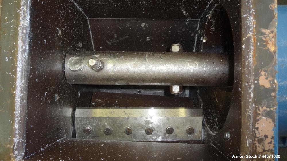 Used Carbon Steel Polymer Machinery Under The Press Granulator, Model AG 10 X 10