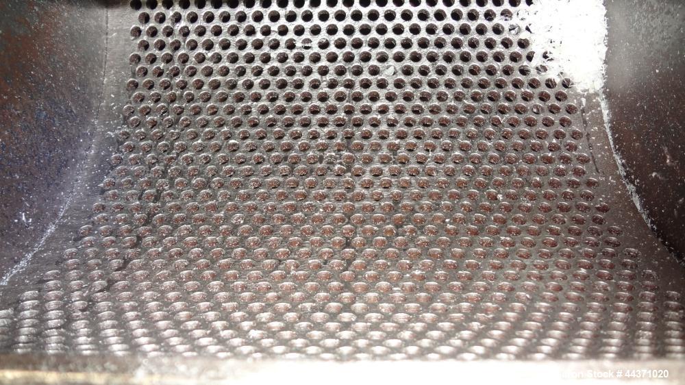 Used Carbon Steel Polymer Machinery Under The Press Granulator, Model AG 10 X 10