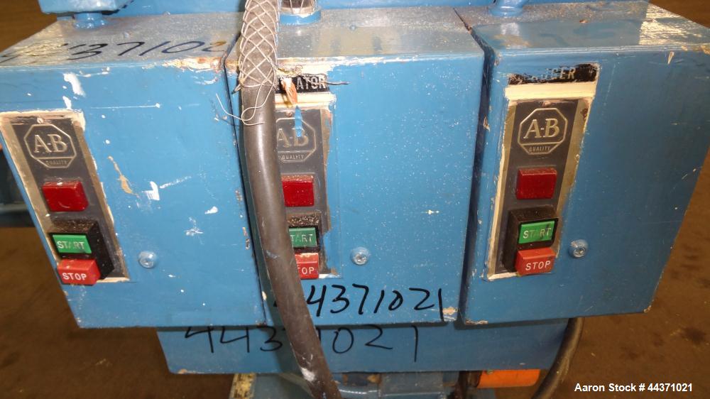 Used Carbon Steel Polymer Machinery Under The Press Granulator, Model AG 10 X 10