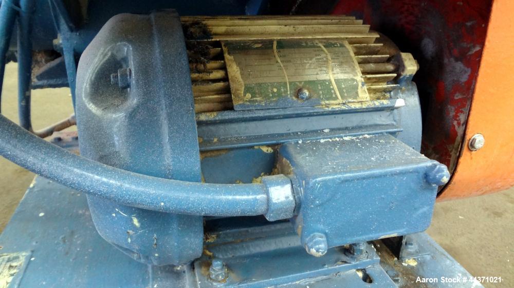 Used Carbon Steel Polymer Machinery Under The Press Granulator, Model AG 10 X 10
