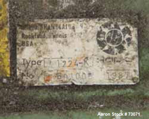 Used Rapid Granulator, Model 1224K