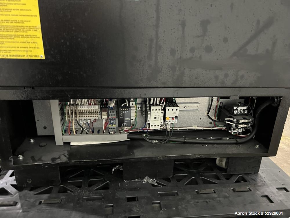Used Rapid 200 Series Granulator, Model 200-36. Throughput capacity up to 100 kg/hr. 200mm Rotor diameter. Super-Tangential cutter house, opening 360mm (14.17") x 270mm (10.63"). Staggered configurat...