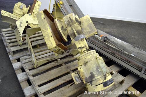 Used Heavy Trim Grinding System Consisting Of: (2) Rapid model G27 sheet guillotine cutters. Approximate 2" x 11" feed opening. Each driven by a 3hp, 3/60/460 volt, 1760 rpm gear motors. (1) Approxim...