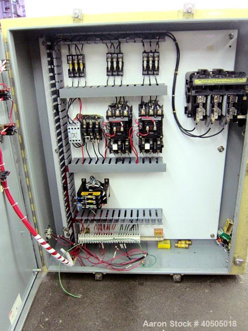 Used Heavy Trim Grinding System Consisting Of: (2) Rapid model G27 sheet guillotine cutters. Approximate 2" x 11" feed opening. Each driven by a 3hp, 3/60/460 volt, 1760 rpm gear motors. (1) Approxim...