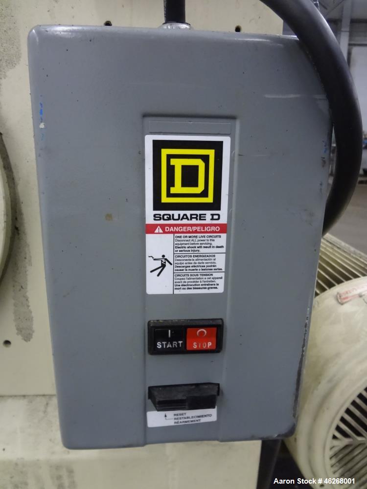Used Rotogran Granulator, Model W0-1418. Approximately 14" x 18" feed section with (3) bolt on blades open rotor. Tilt back pelican style feed hopper, bottom discharge with drawer. Approximately 1/2"...