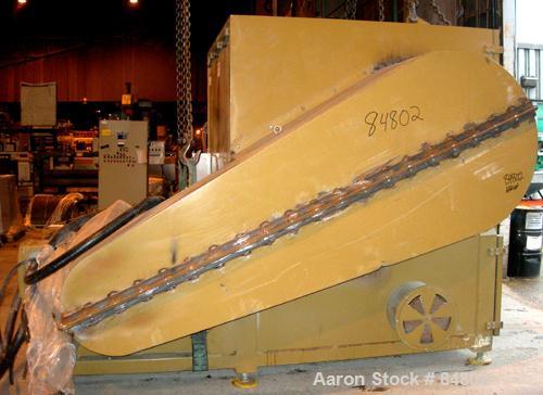 USED: Rotogran Granulator, model WO-4465-36HD. 65" x 44" feed opening with hopper, approximately 65" wide 9 rows of 5 bolt-on blades, open rotor. Approximate 1/4" screen holes. Bottom blower discharg...