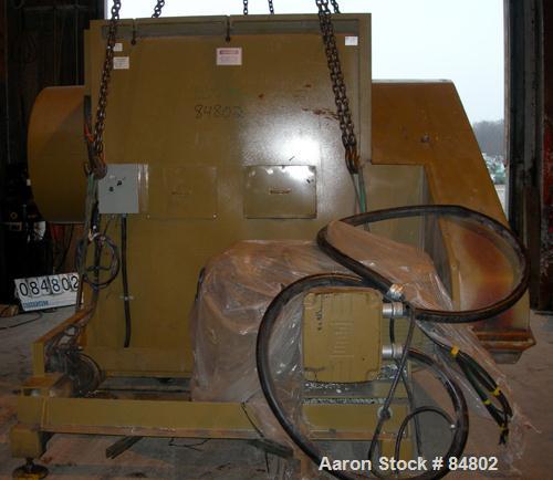 USED: Rotogran Granulator, model WO-4465-36HD. 65" x 44" feed opening with hopper, approximately 65" wide 9 rows of 5 bolt-on blades, open rotor. Approximate 1/4" screen holes. Bottom blower discharg...
