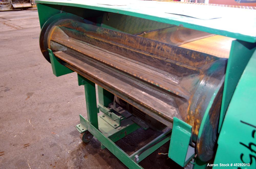 Used Taylor-Stiles Rotary Cutter, Model 536, Carbon Steel. Approximate 36" width, (4) bolt on fly knives, 24-3/4" cutting diameter. Driven by a 75hp, 3/60/460 volt, 1775 rpm motor, approximate 67" lo...