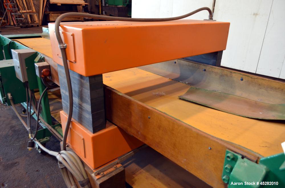 Used Taylor-Stiles Rotary Cutter, Model 536, Carbon Steel. Approximate 36" width, (4) bolt on fly knives, 24-3/4" cutting diameter. Driven by a 75hp, 3/60/460 volt, 1775 rpm motor, approximate 67" lo...