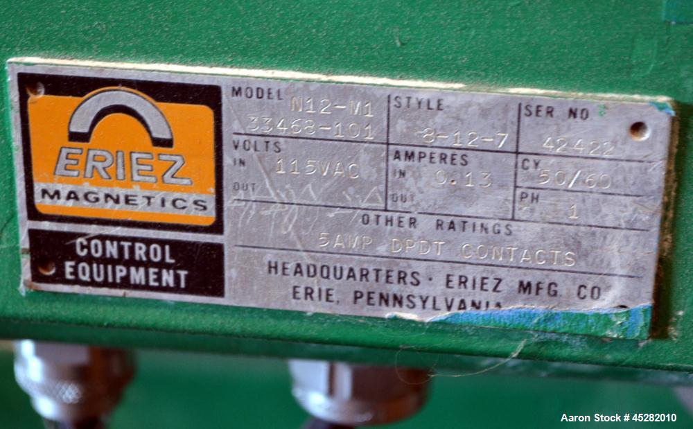 Used Taylor-Stiles Rotary Cutter, Model 536, Carbon Steel. Approximate 36" width, (4) bolt on fly knives, 24-3/4" cutting diameter. Driven by a 75hp, 3/60/460 volt, 1775 rpm motor, approximate 67" lo...