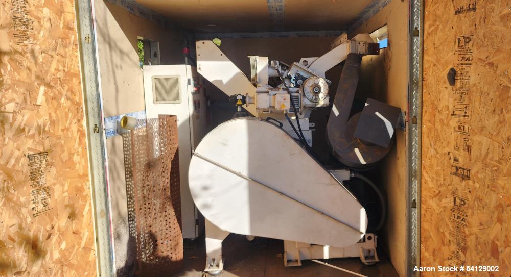 Used Tria Model TR 120 49 Granulator | 50 HP | 1,200 kg/hr | Water-Cooled, Soundproofed Plastic Recycling Grinder