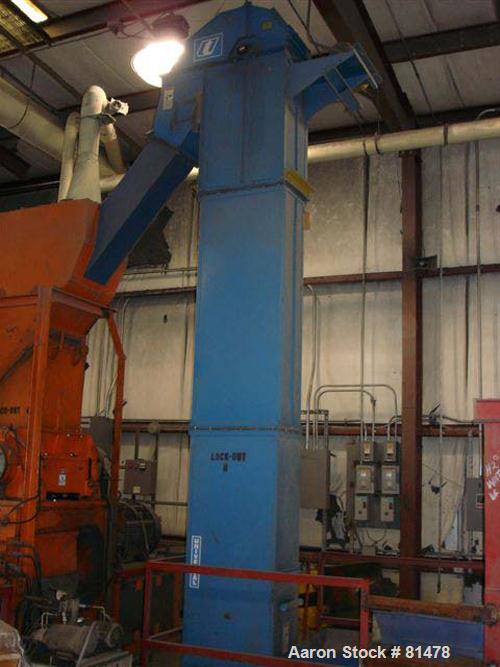 Used Triple /S Dynamics Granulator, Model 48. Feed Opening 29'' x 48'' with bolt on hopper. 3 Knife solid rotor approximate 14.75'' (375mm) x 48'' (1219mm. (4) Staitionary knives. Belt driven by a 25...