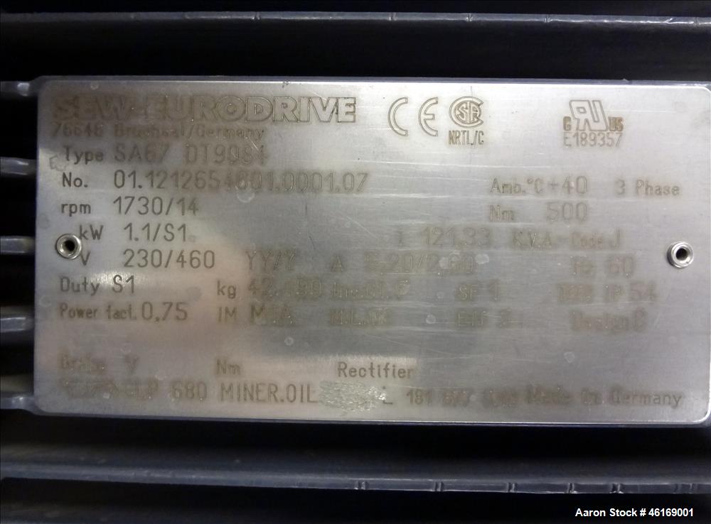 Used Vecoplan Rotary Grinder Type RG 32 (ANIV), Carbon Steel.