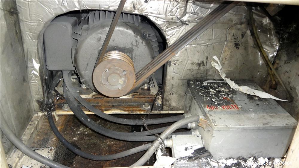 Used Wor-Tex Roll Stock Granulator, Model HS-755. Approximate 10" wide x 55" long feed throat, (4) 30" wide off set bolt on blades, closed rotor, (2) bed knives. 2" Tall x 55" wide feed opening with ...
