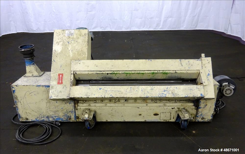 Used Wortex Granulator, Model UP-755-D, Carbon Steel.