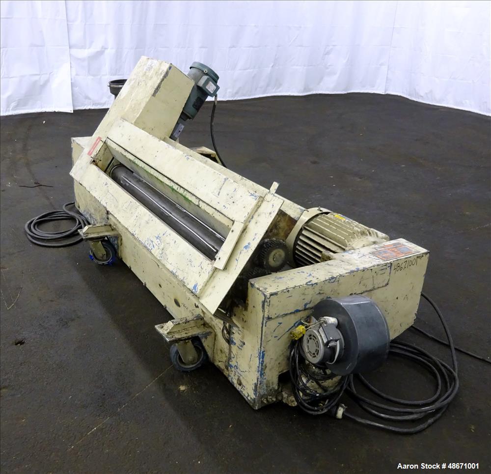 Used Wortex Granulator, Model UP-755-D, Carbon Steel.