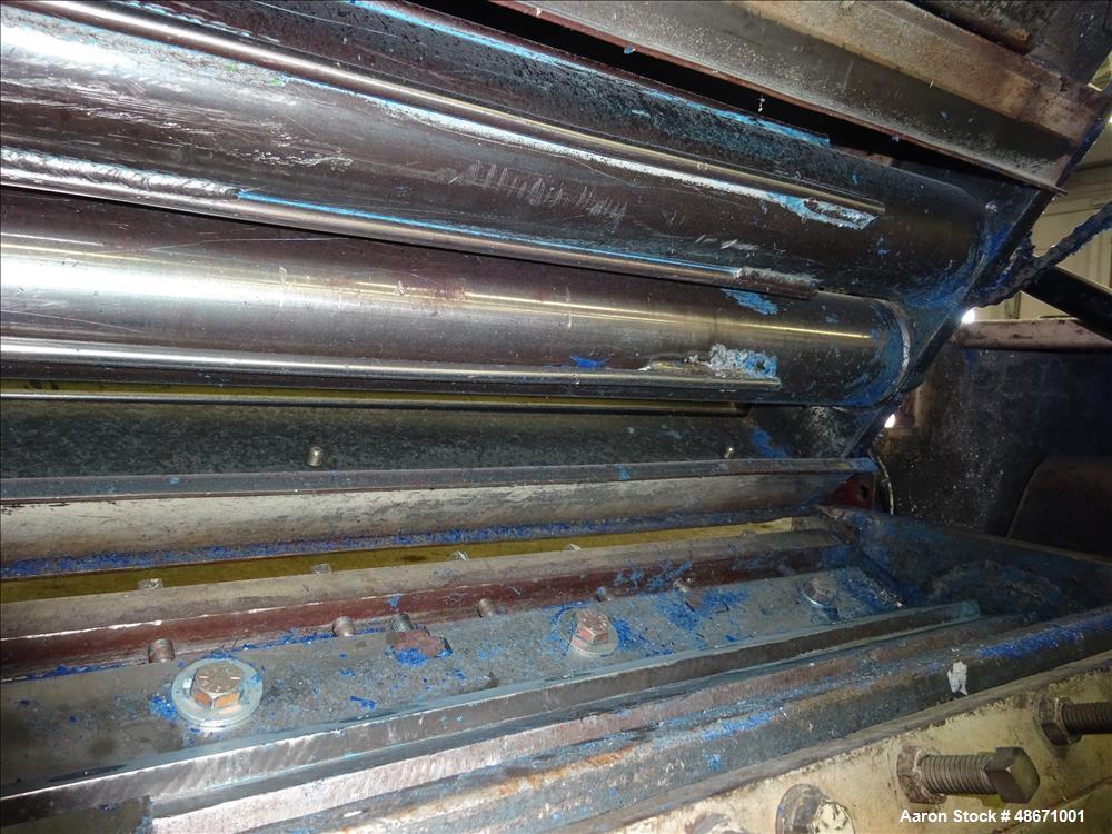 Used Wortex Granulator, Model UP-755-D, Carbon Steel.