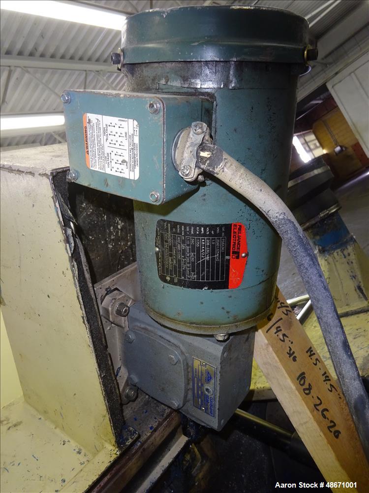 Used Wortex Granulator, Model UP-755-D, Carbon Steel.