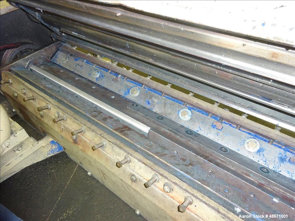 Used Wortex Granulator, Model UP-755-D, Carbon Steel.