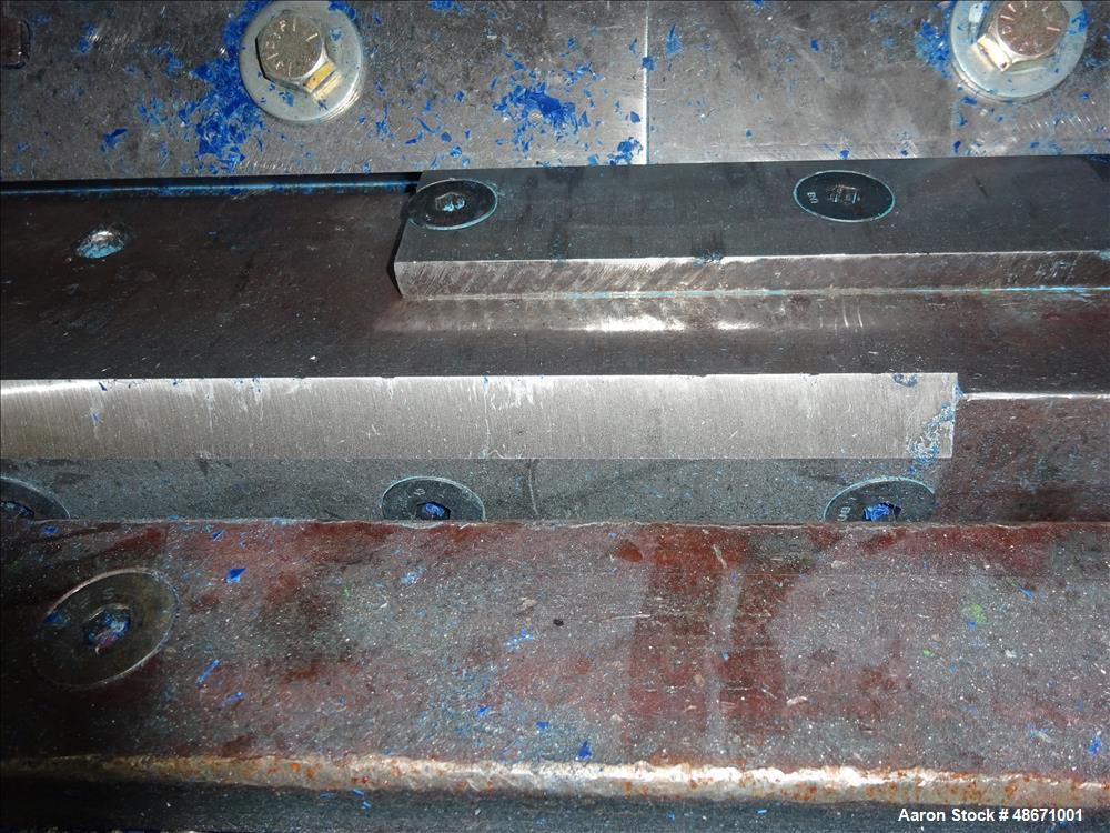 Used Wortex Granulator, Model UP-755-D, Carbon Steel.