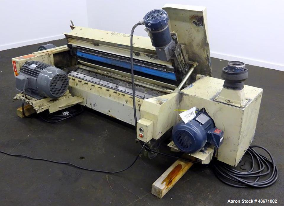 Used Wortex Granulator, Model UP-755-D, Carbon Steel.