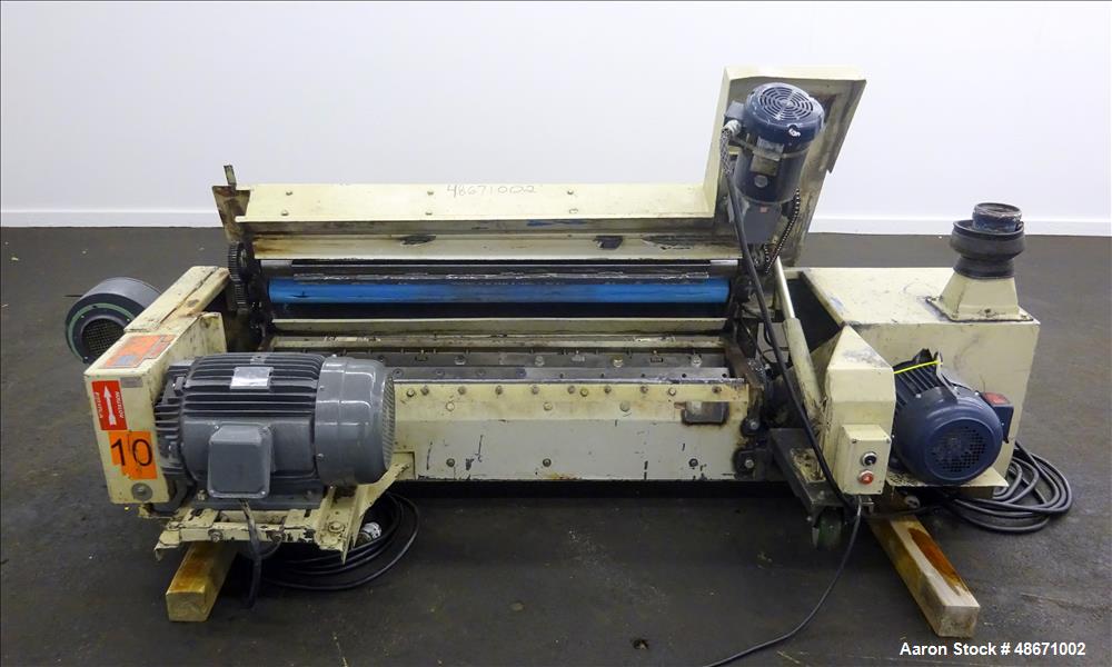 Used Wortex Granulator, Model UP-755-D, Carbon Steel.