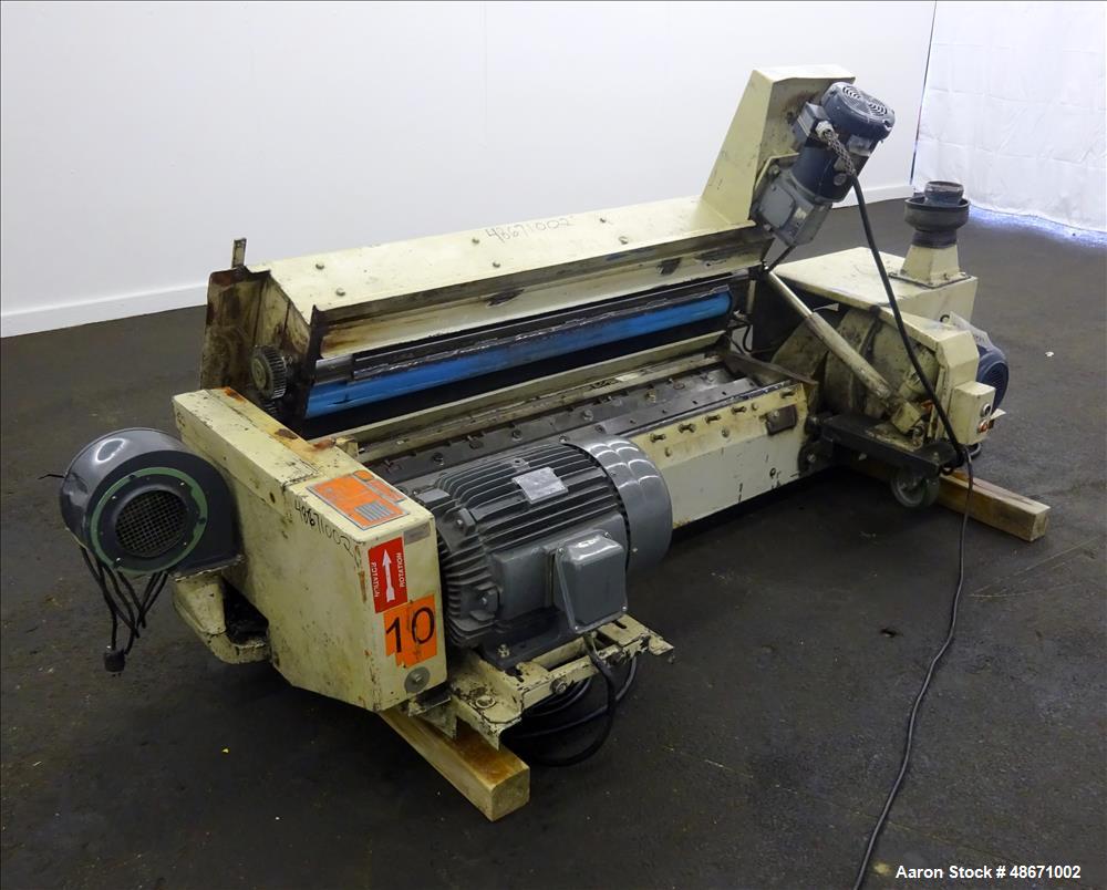 Used Wortex Granulator, Model UP-755-D, Carbon Steel.