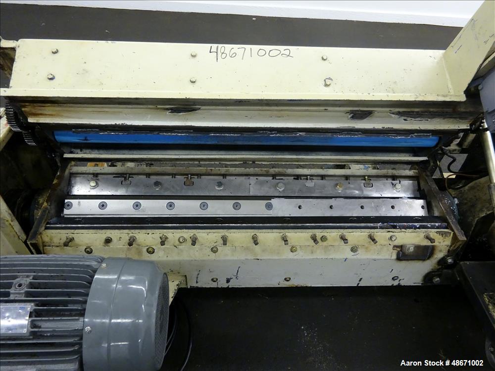 Used Wortex Granulator, Model UP-755-D, Carbon Steel.