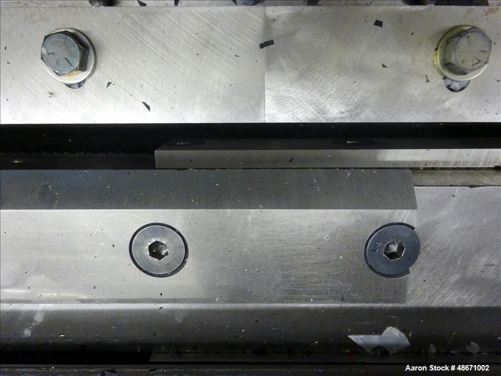 Used Wortex Granulator, Model UP-755-D, Carbon Steel.