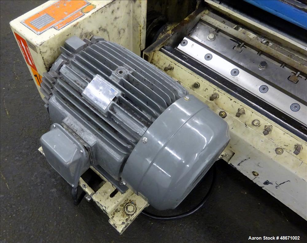 Used Wortex Granulator, Model UP-755-D, Carbon Steel.