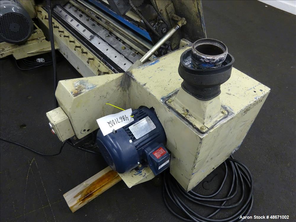Used Wortex Granulator, Model UP-755-D, Carbon Steel.