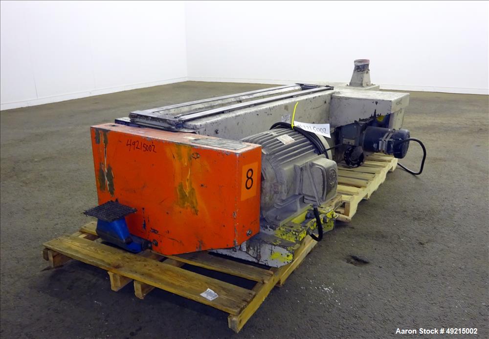 Used Wortex Granulator, Model UP-755-D, Carbon Steel.