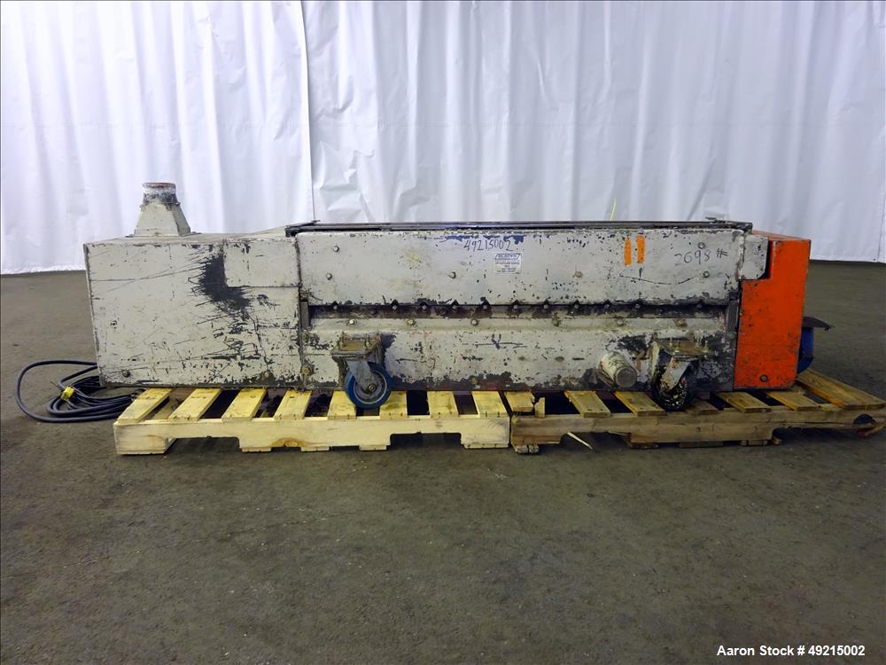 Used Wortex Granulator, Model UP-755-D, Carbon Steel.