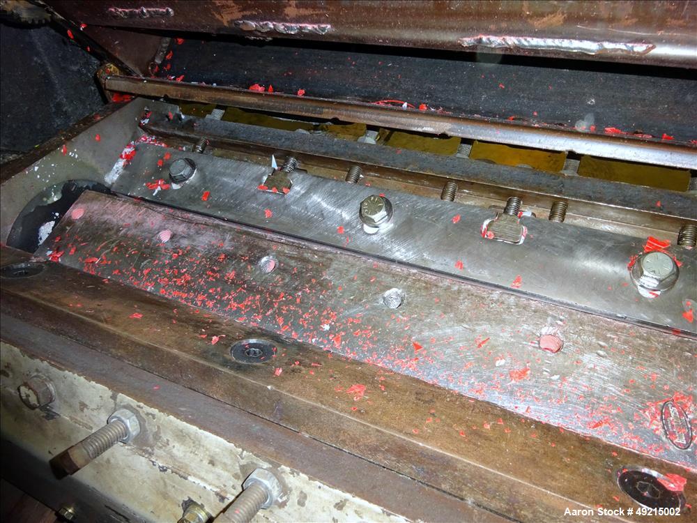 Used Wortex Granulator, Model UP-755-D, Carbon Steel.
