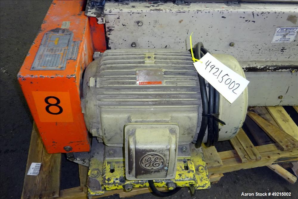 Used Wortex Granulator, Model UP-755-D, Carbon Steel.