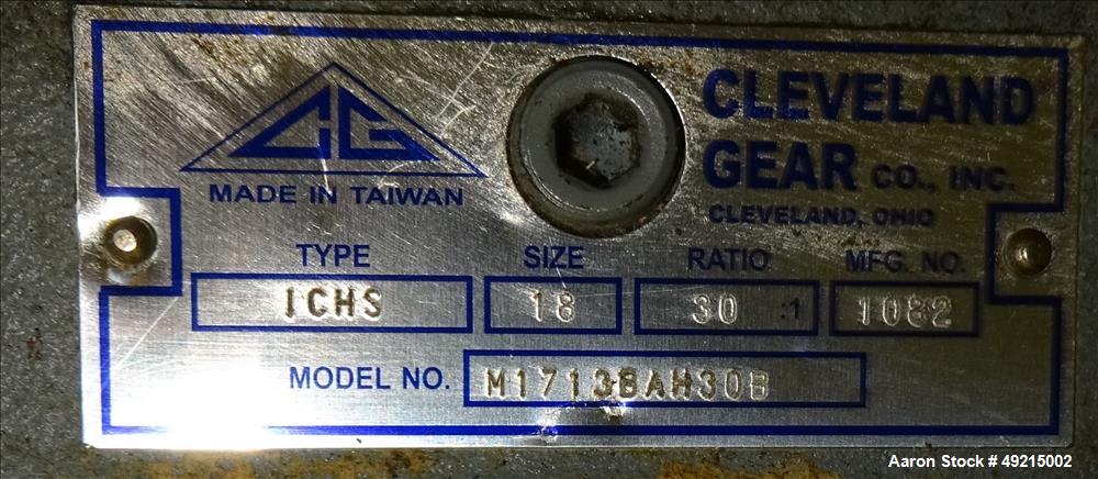 Used Wortex Granulator, Model UP-755-D, Carbon Steel.