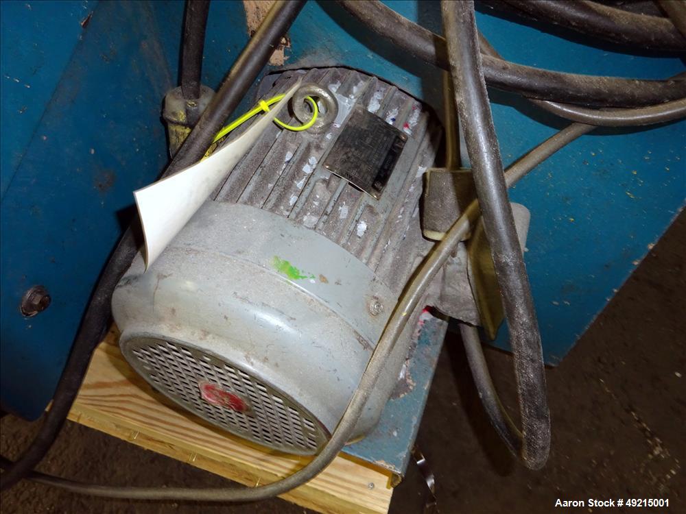 Used Wortex Granulator, Model UP-755, Carbon Steel.