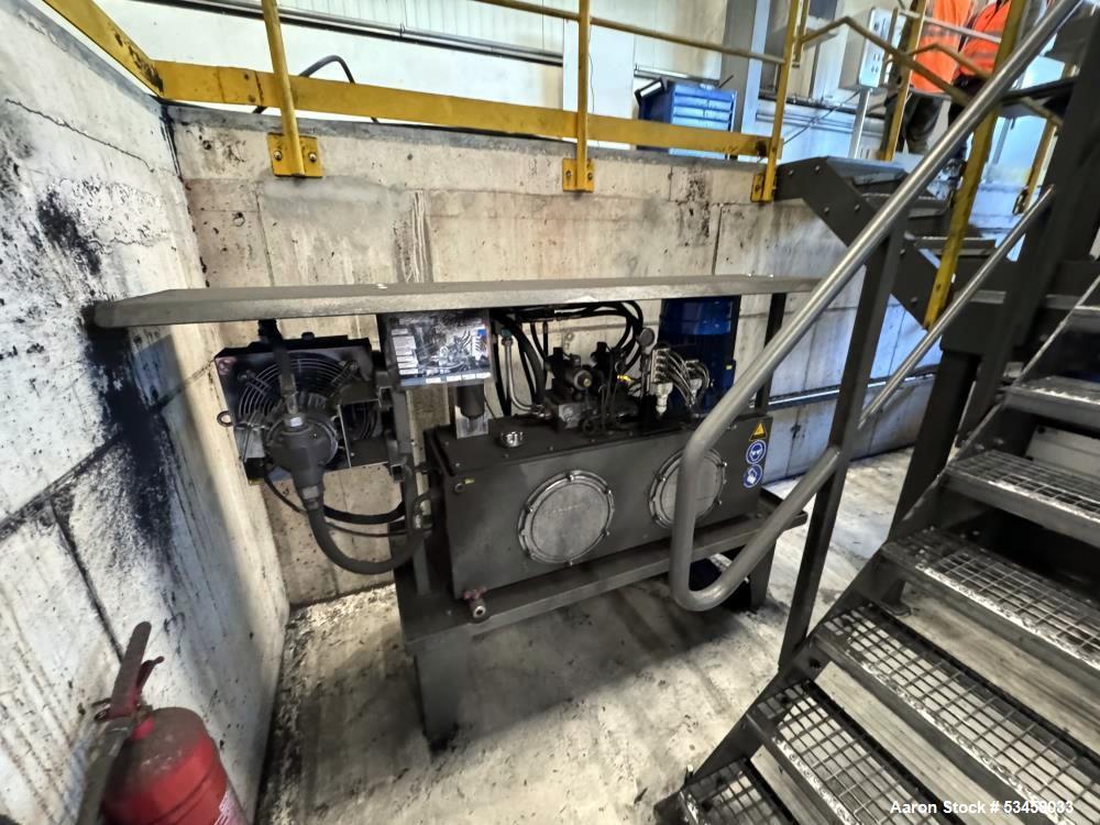 Used THM ZM 1000 Granulating System with Infeed & Discharge Conveyors – Complete Recycling Granulation Line